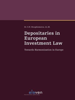 cover image of Depositaries in European Investment Law